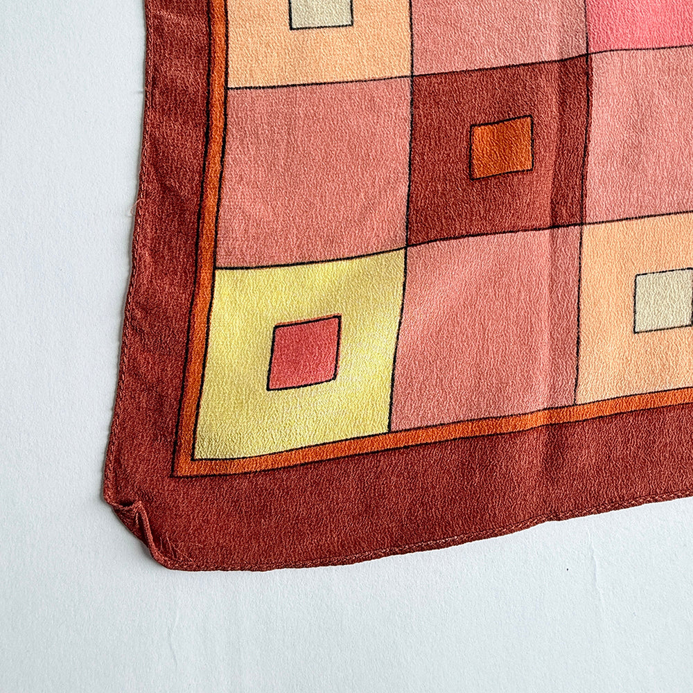 Vintage Silk scarf _S-21