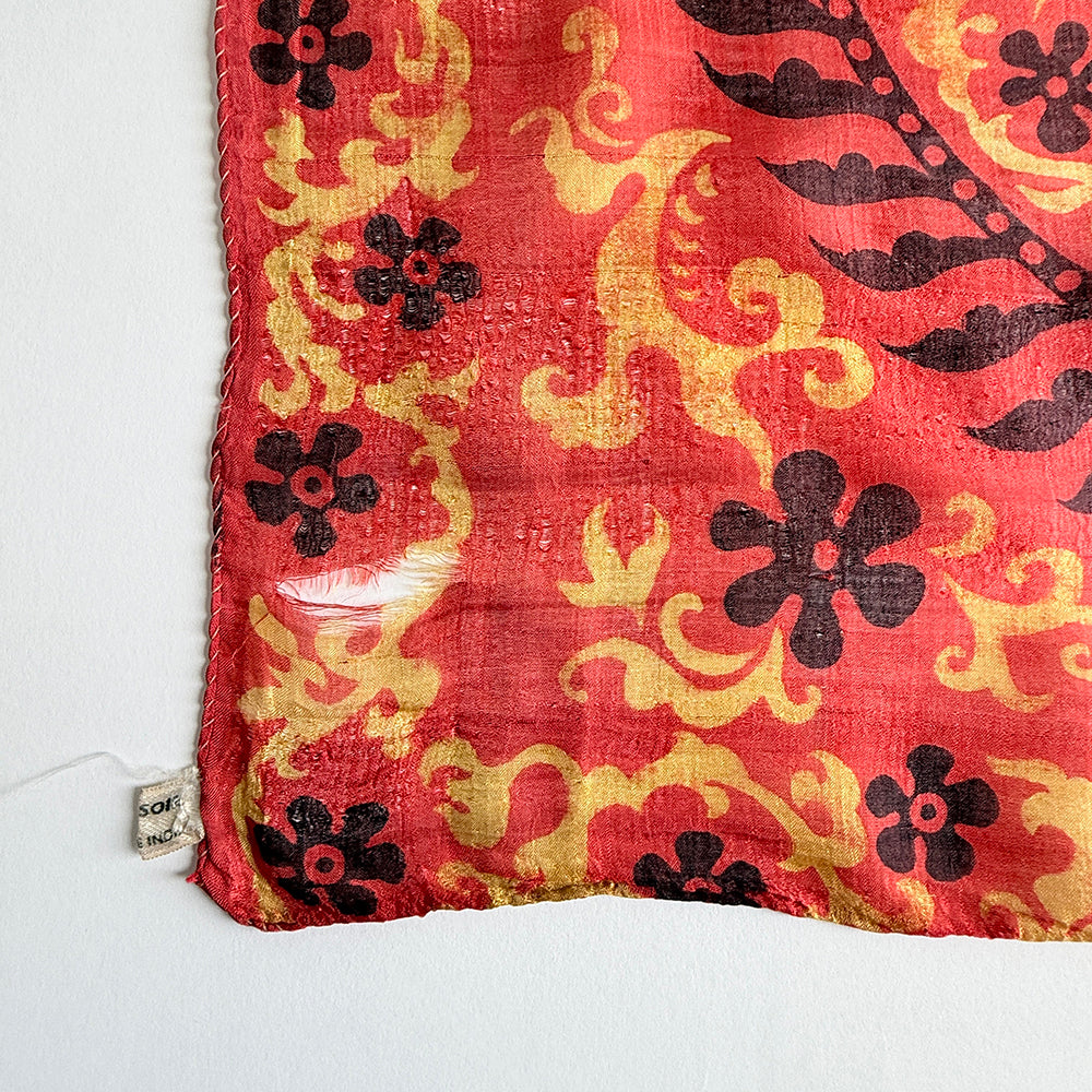 Vintage Silk scarf _S-26_