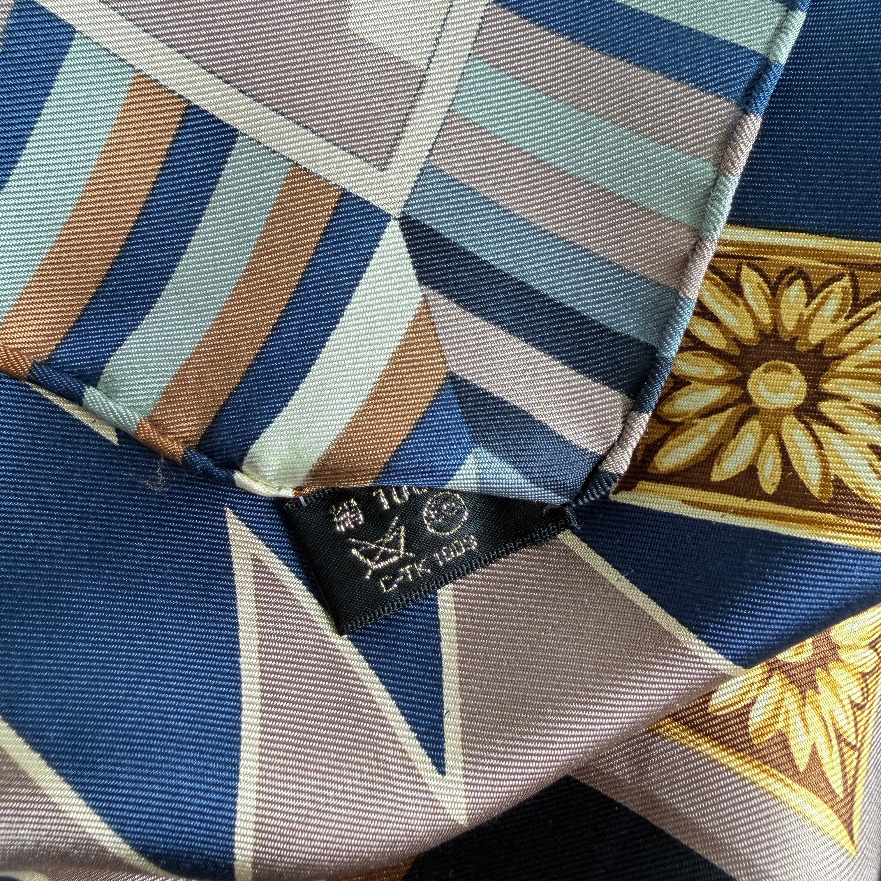 Vintage Silk scarf _L-14