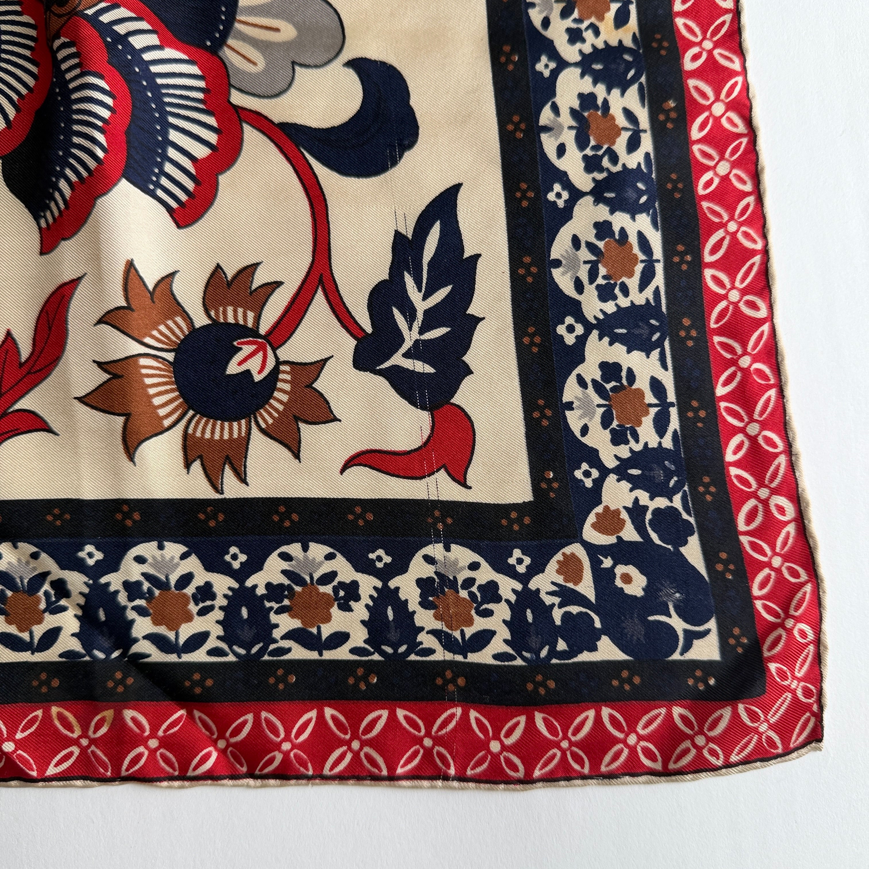 Vintage Silk scarf _M-13