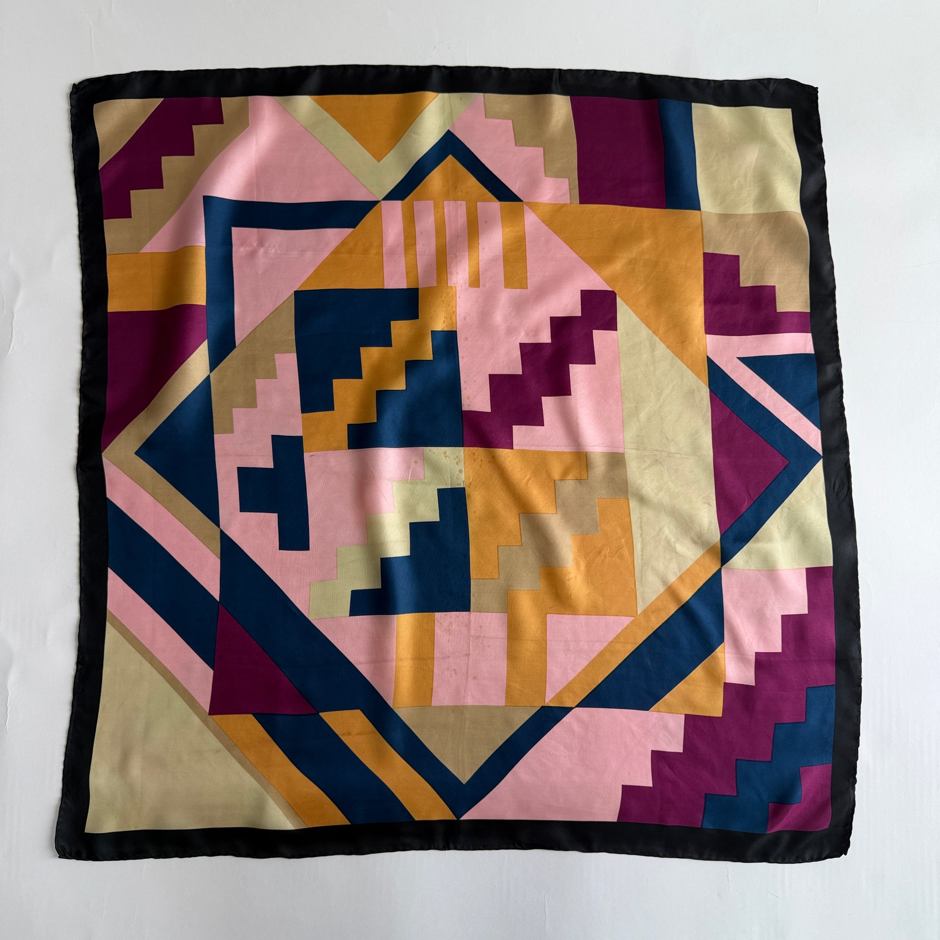 Vintage Silk scarf _M-4