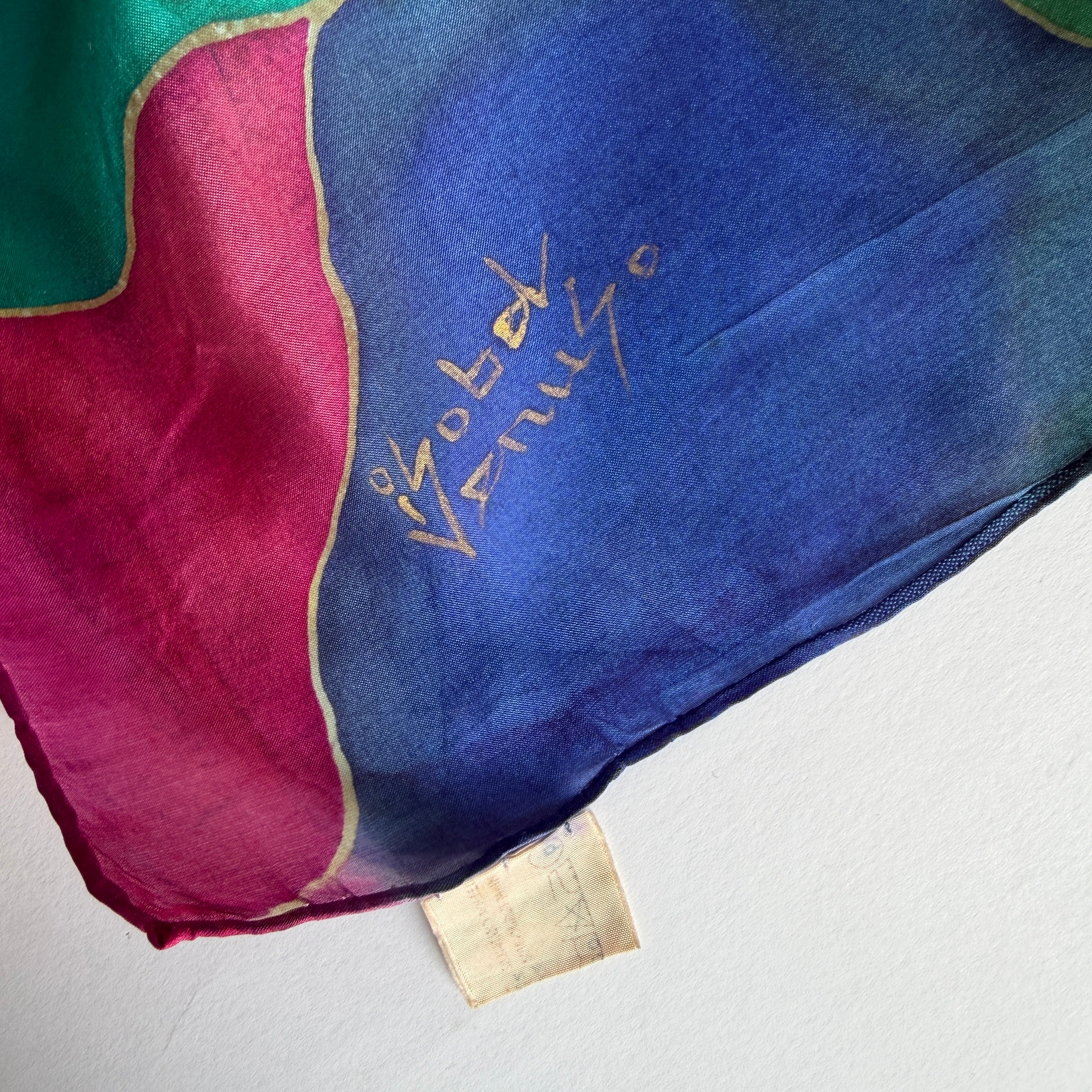 Vintage Silk scarf _L-13