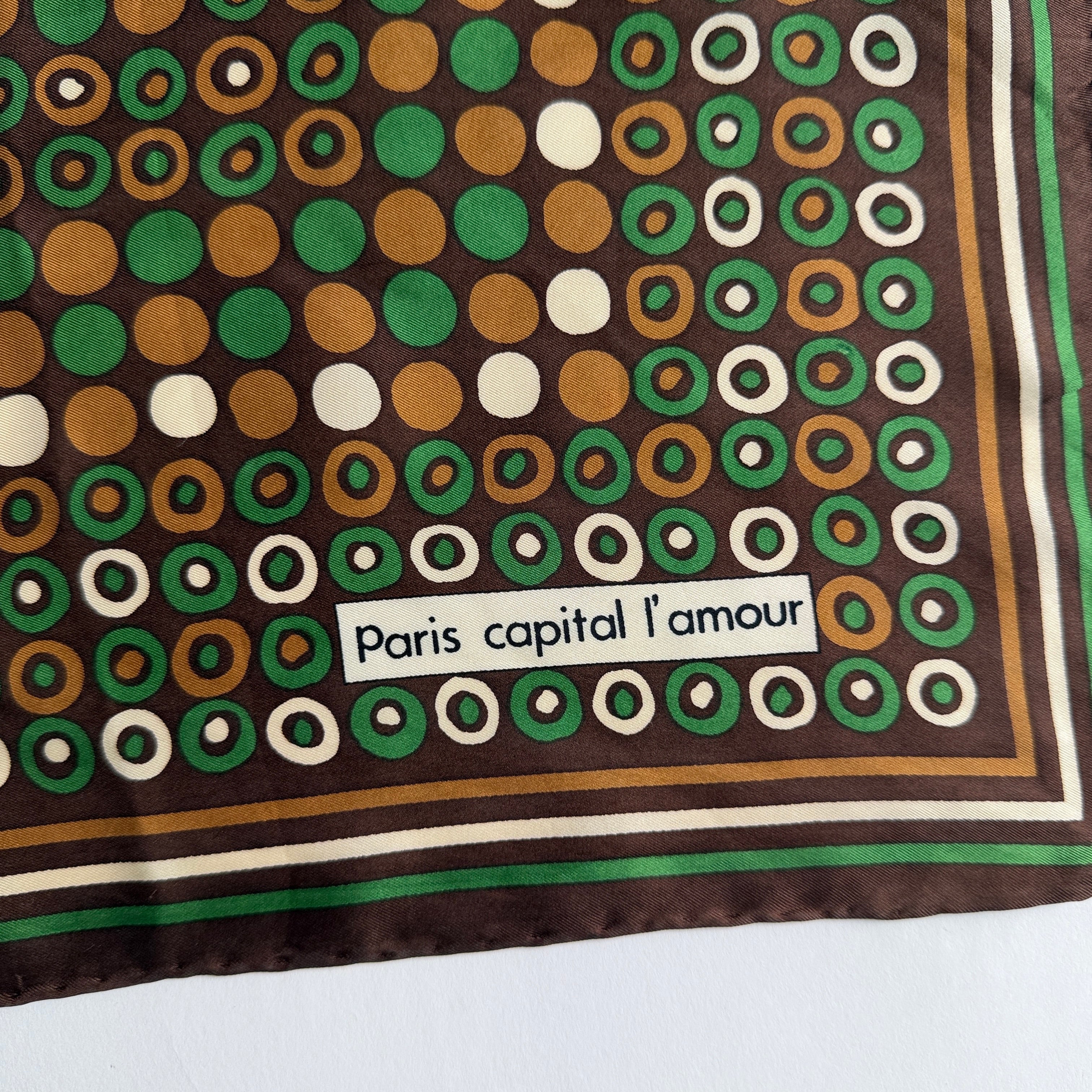 Vintage Silk scarf _M-24