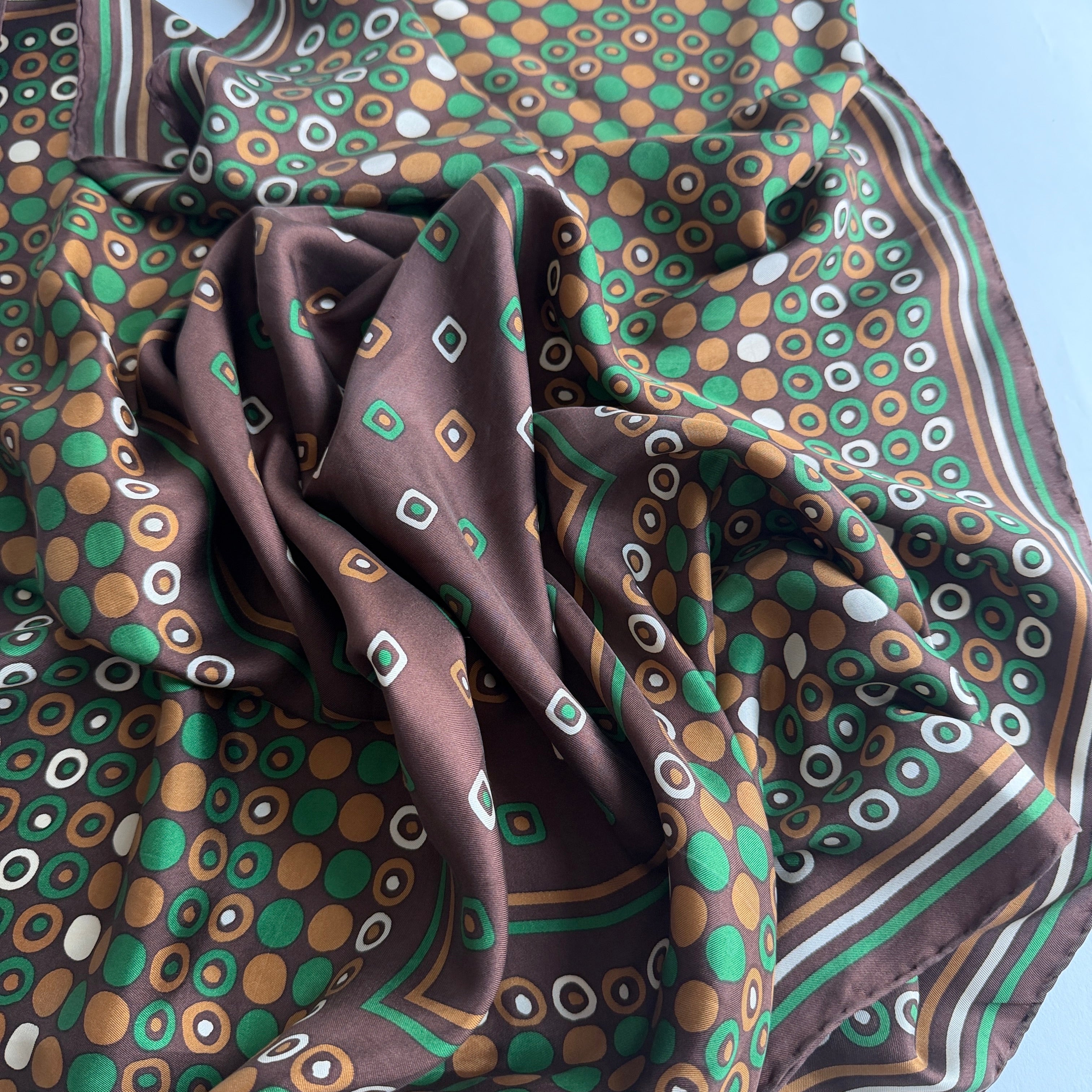 Vintage Silk scarf _M-24