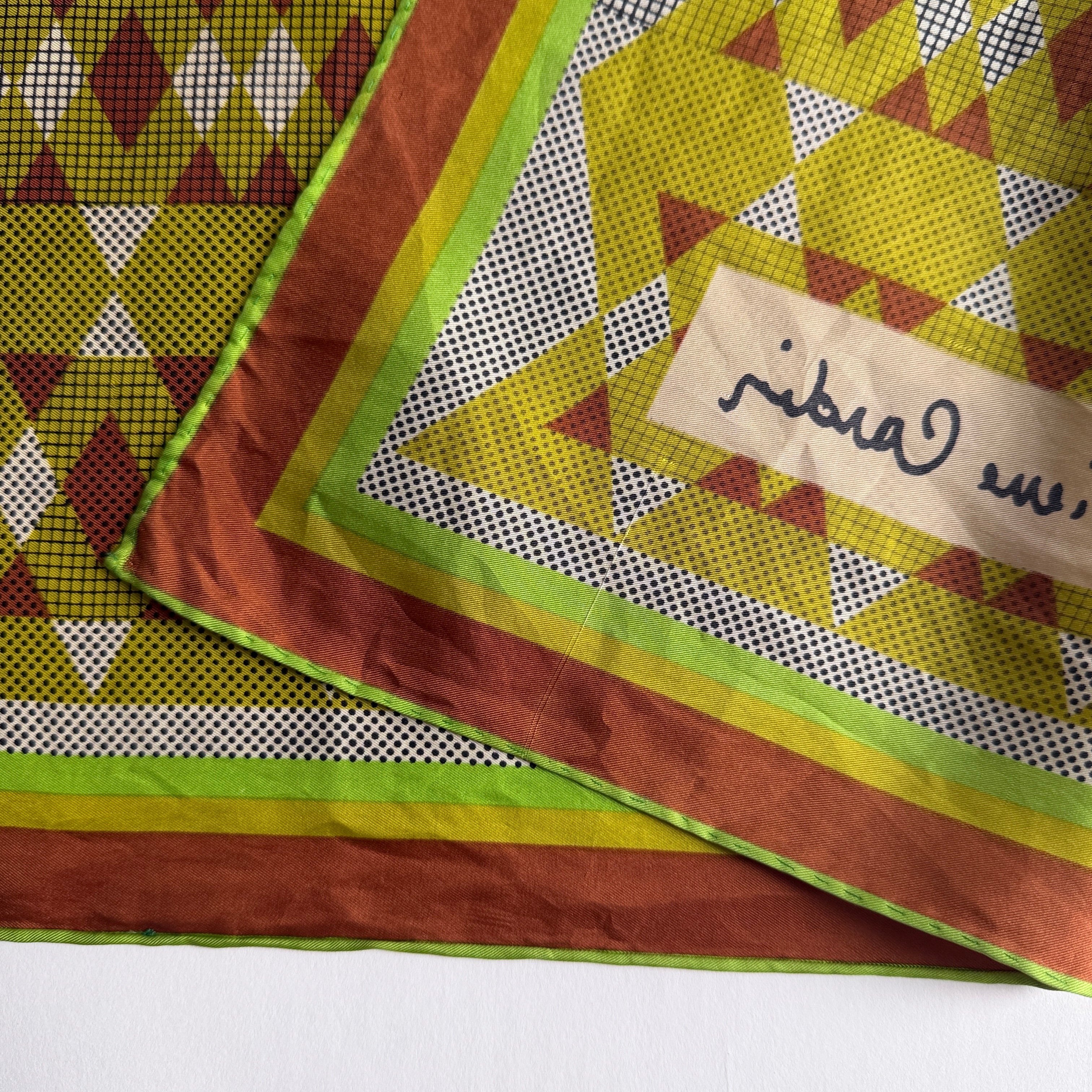 Vintage Silk scarf _M-9