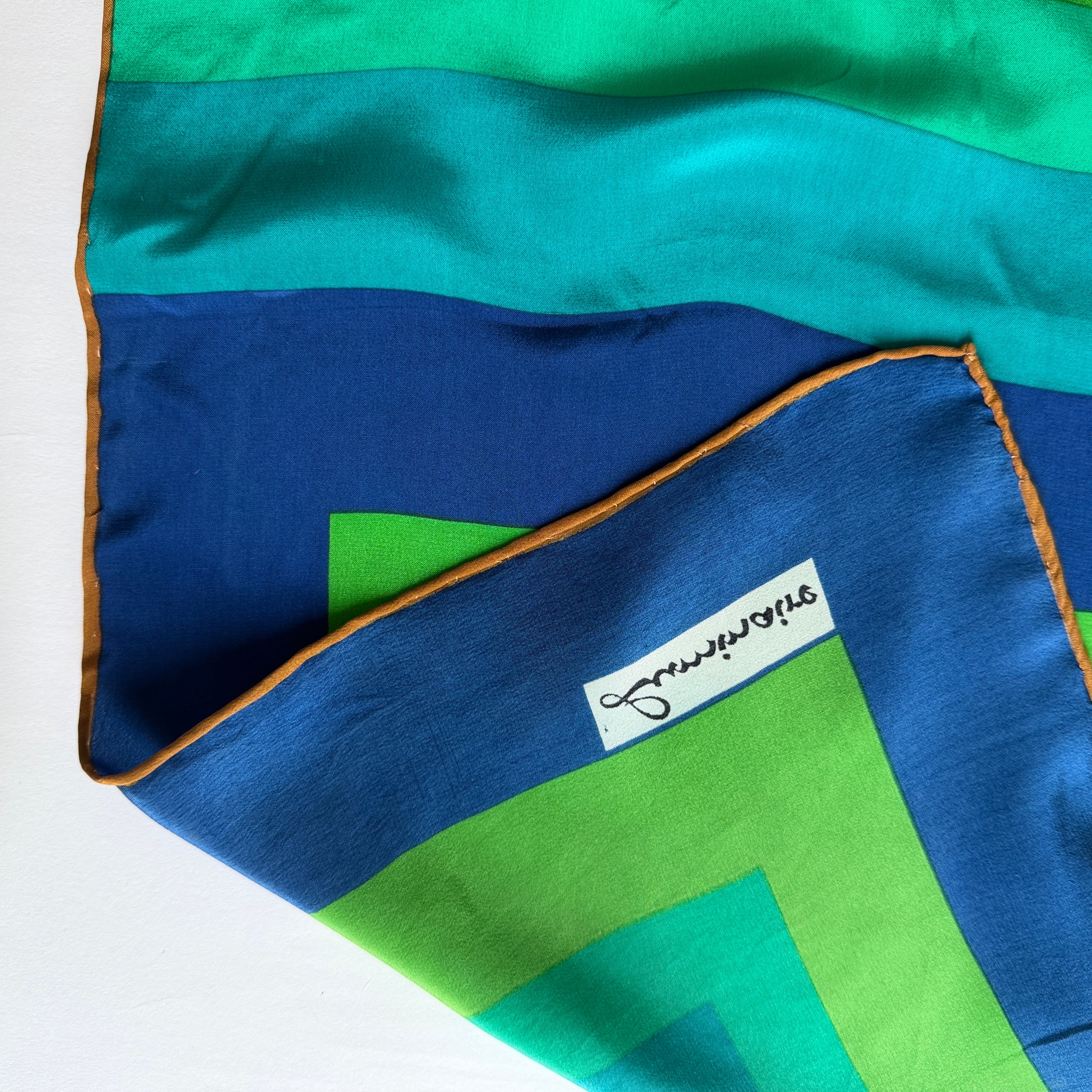 Vintage Silk scarf _M-30