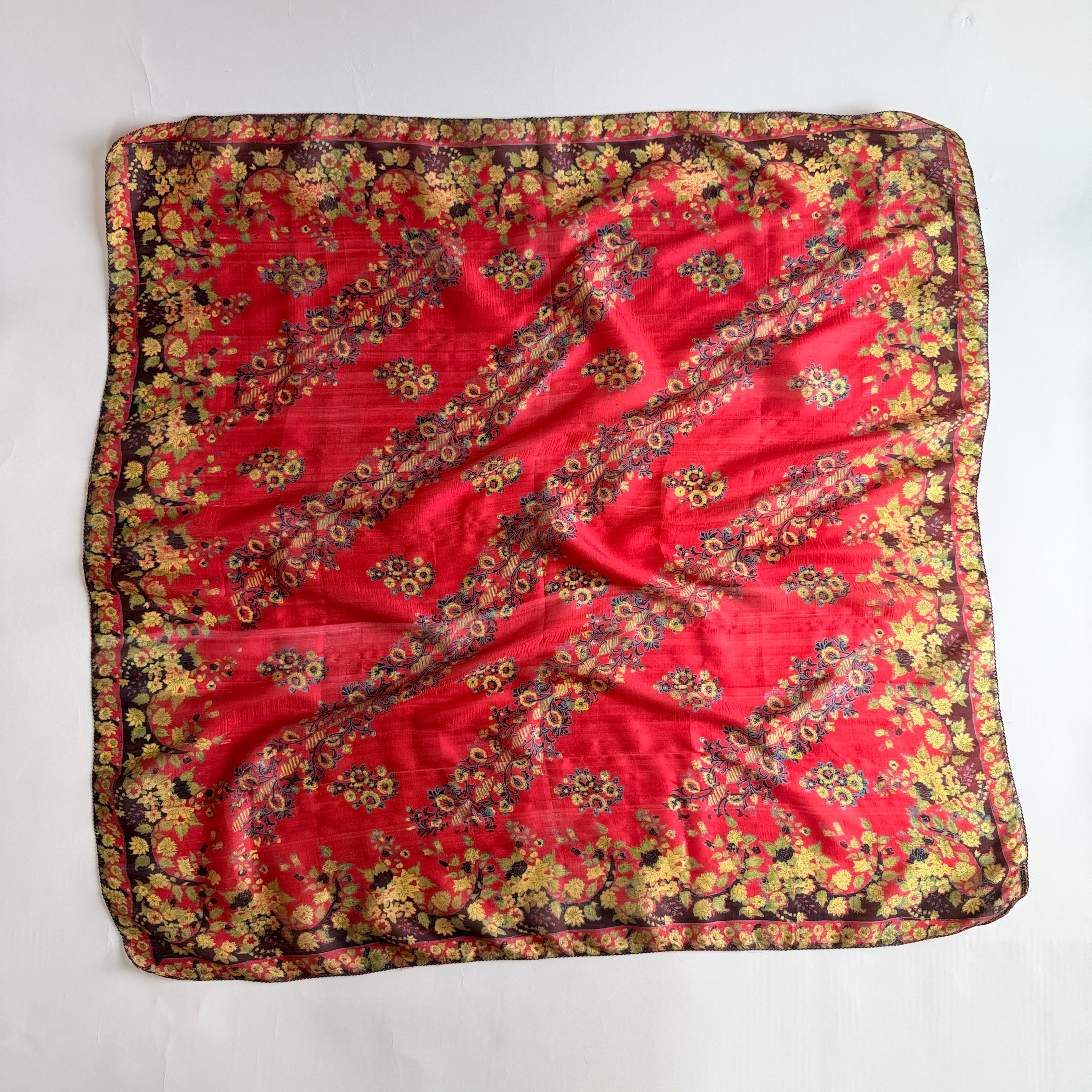 Vintage Silk scarf _L-20