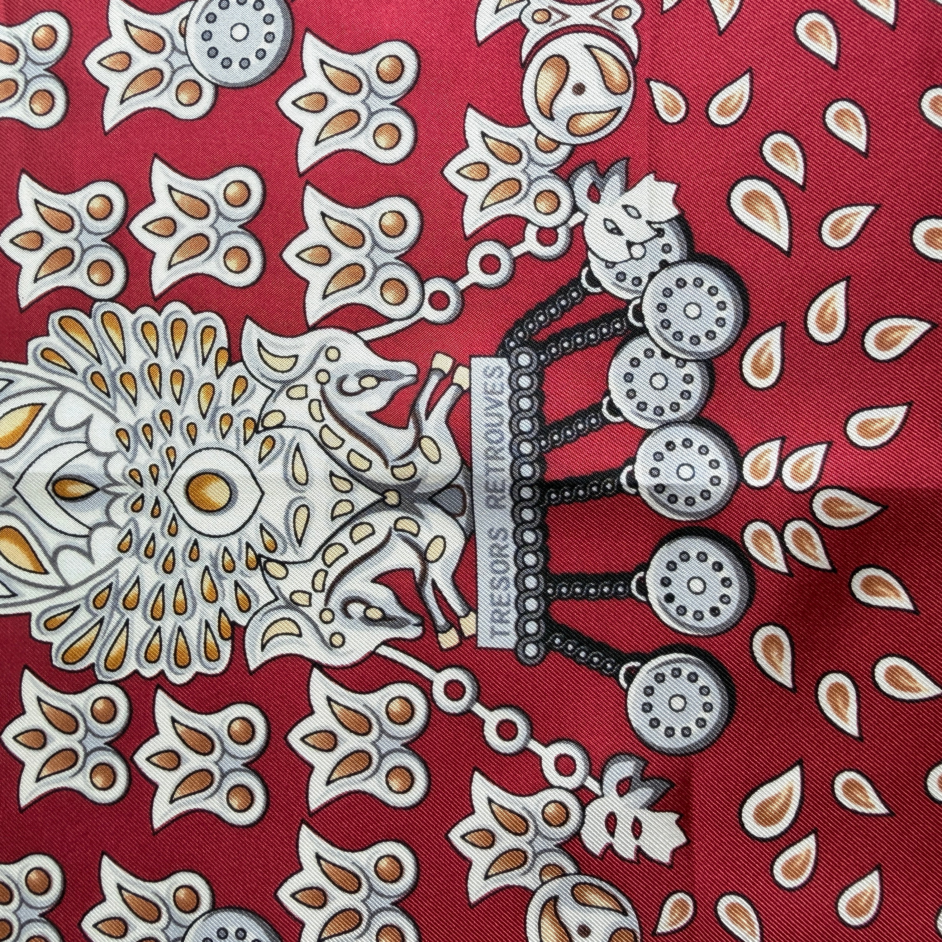 Vintage Silk scarf _L-11