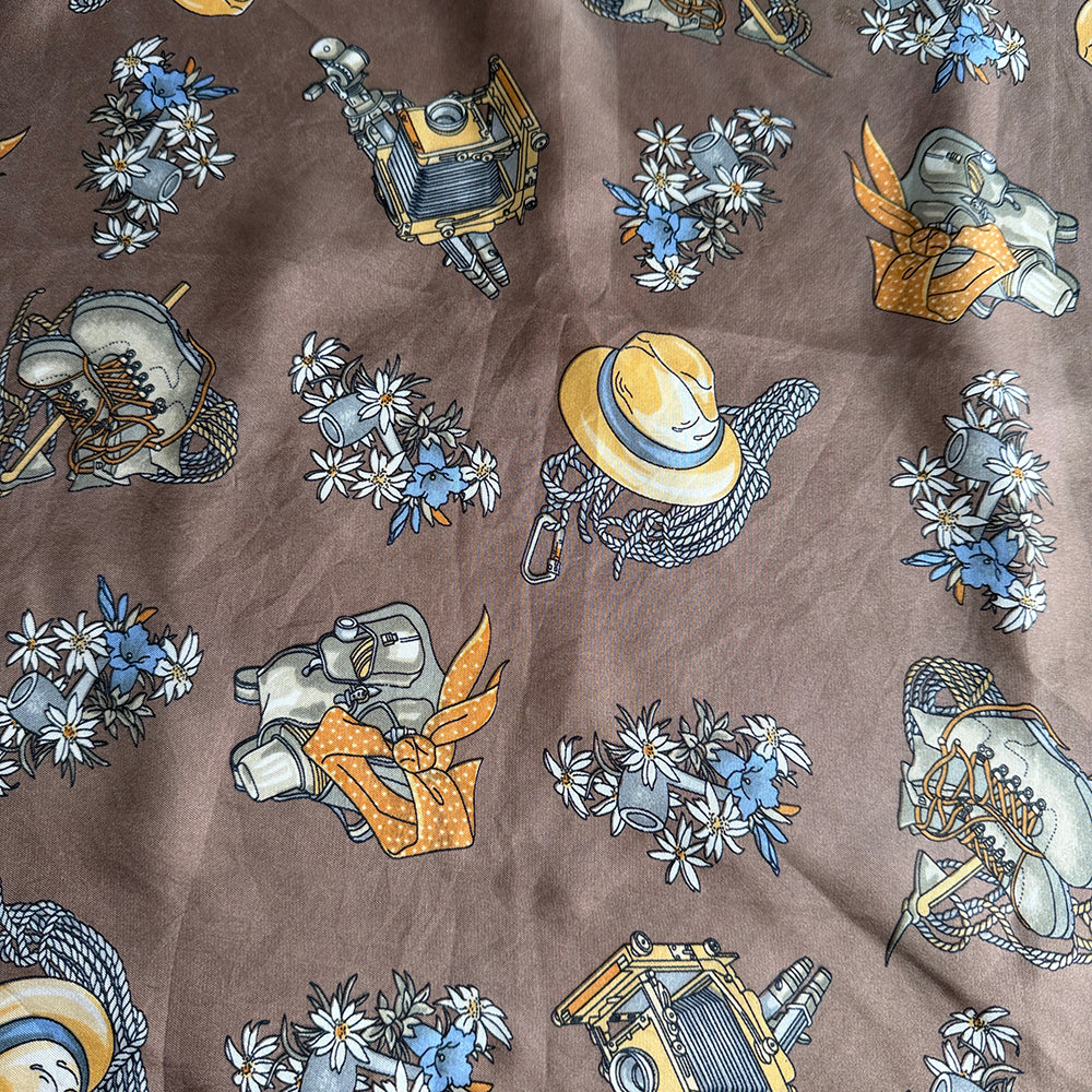 Vintage Silk scarf _S-6