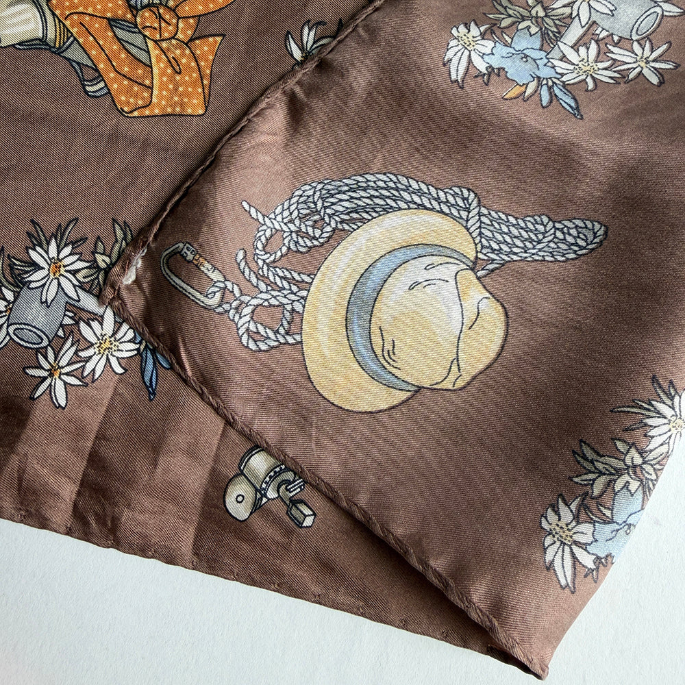 Vintage Silk scarf _S-6