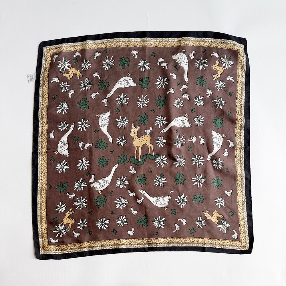 Vintage Silk scarf _S-8