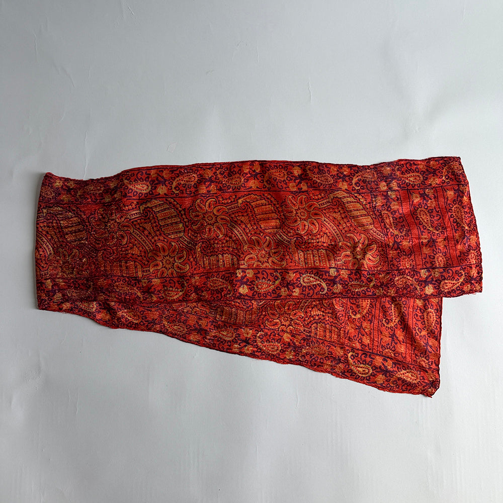 Vintage Silk scarf _変形_3