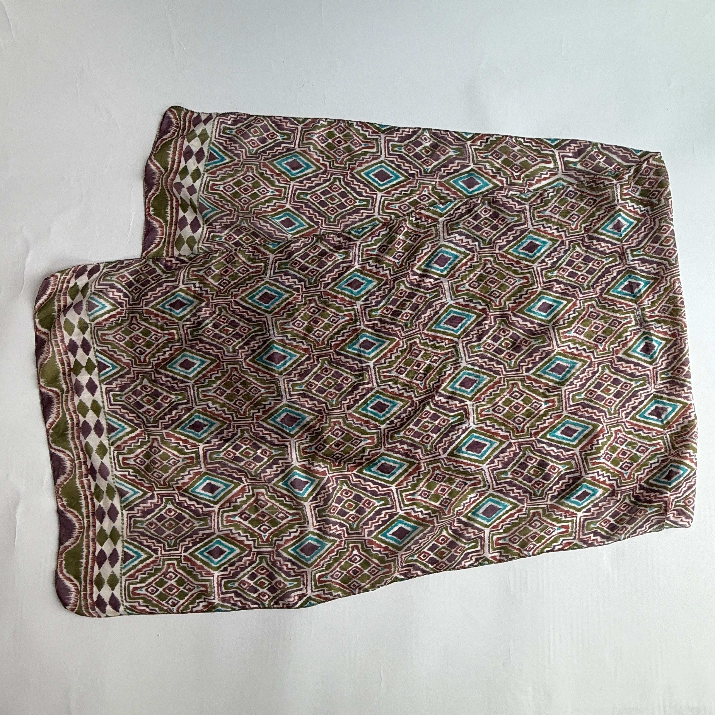 Vintage Silk scarf _変形_5_