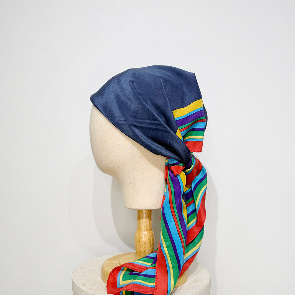 Vintage Silk scarf _M-18_