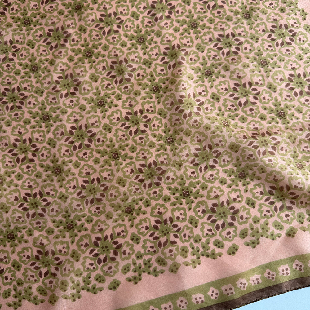 Vintage Silk scarf _S-41