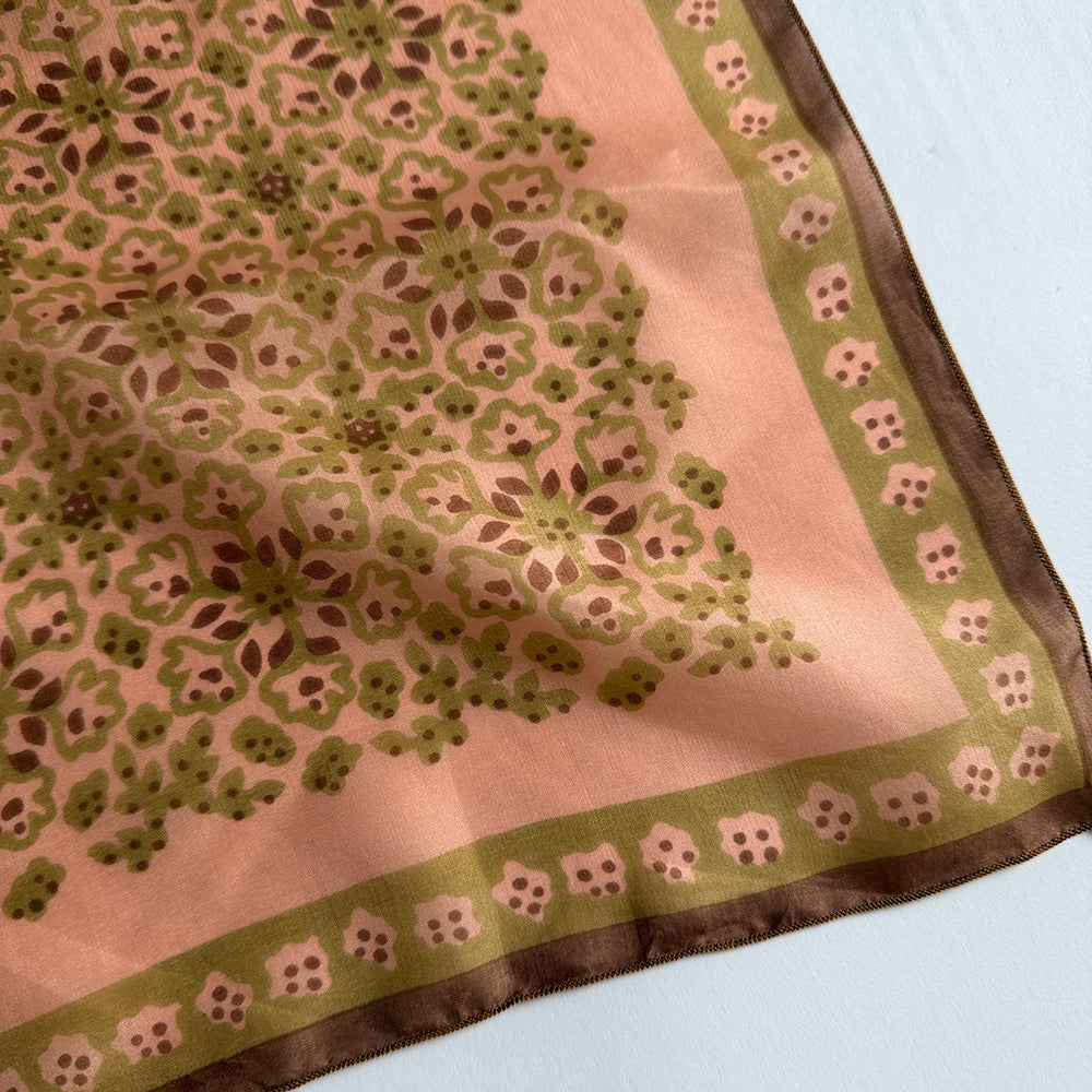 Vintage Silk scarf _S-41