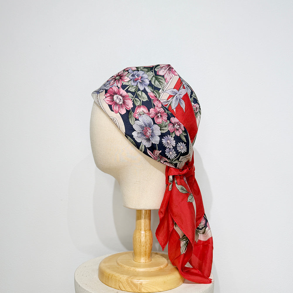 Vintage Silk scarf _M-40