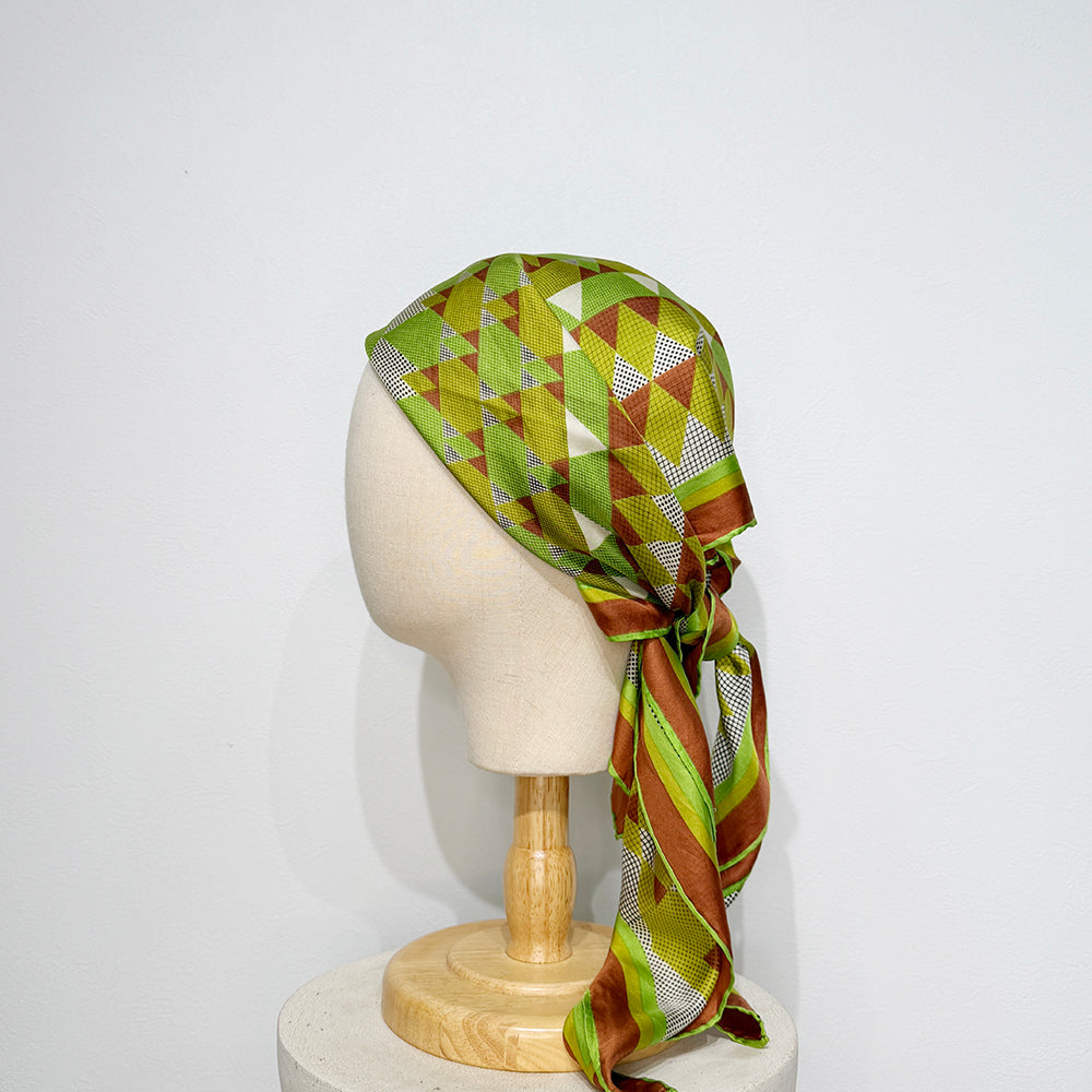 Vintage Silk scarf _M-9