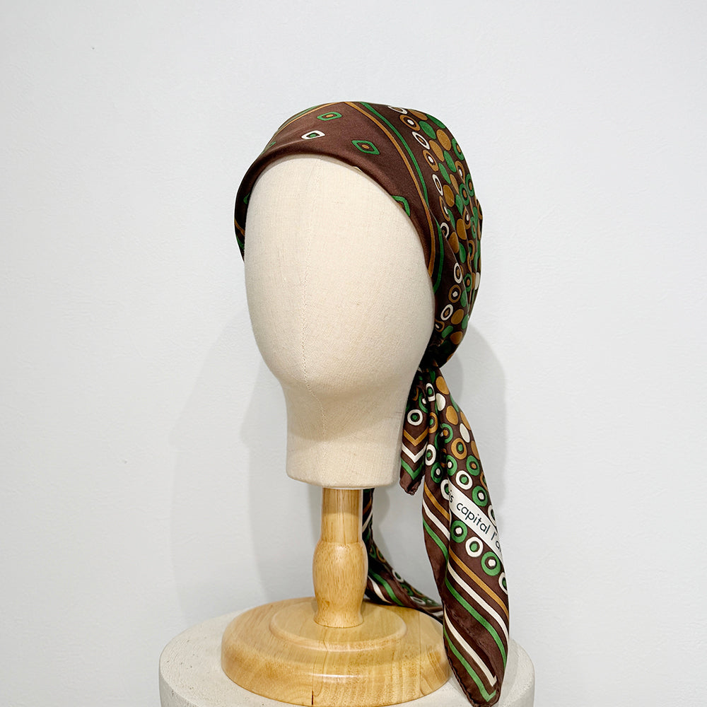 Vintage Silk scarf _M-24