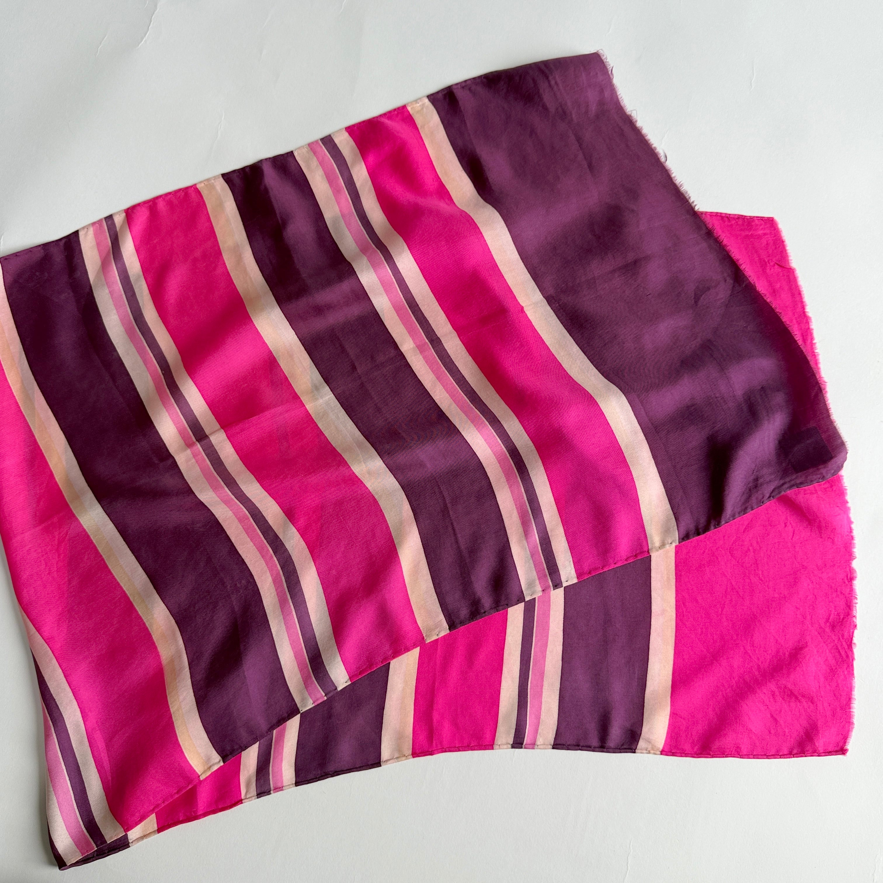 Vintage Silk scarf _変形_6