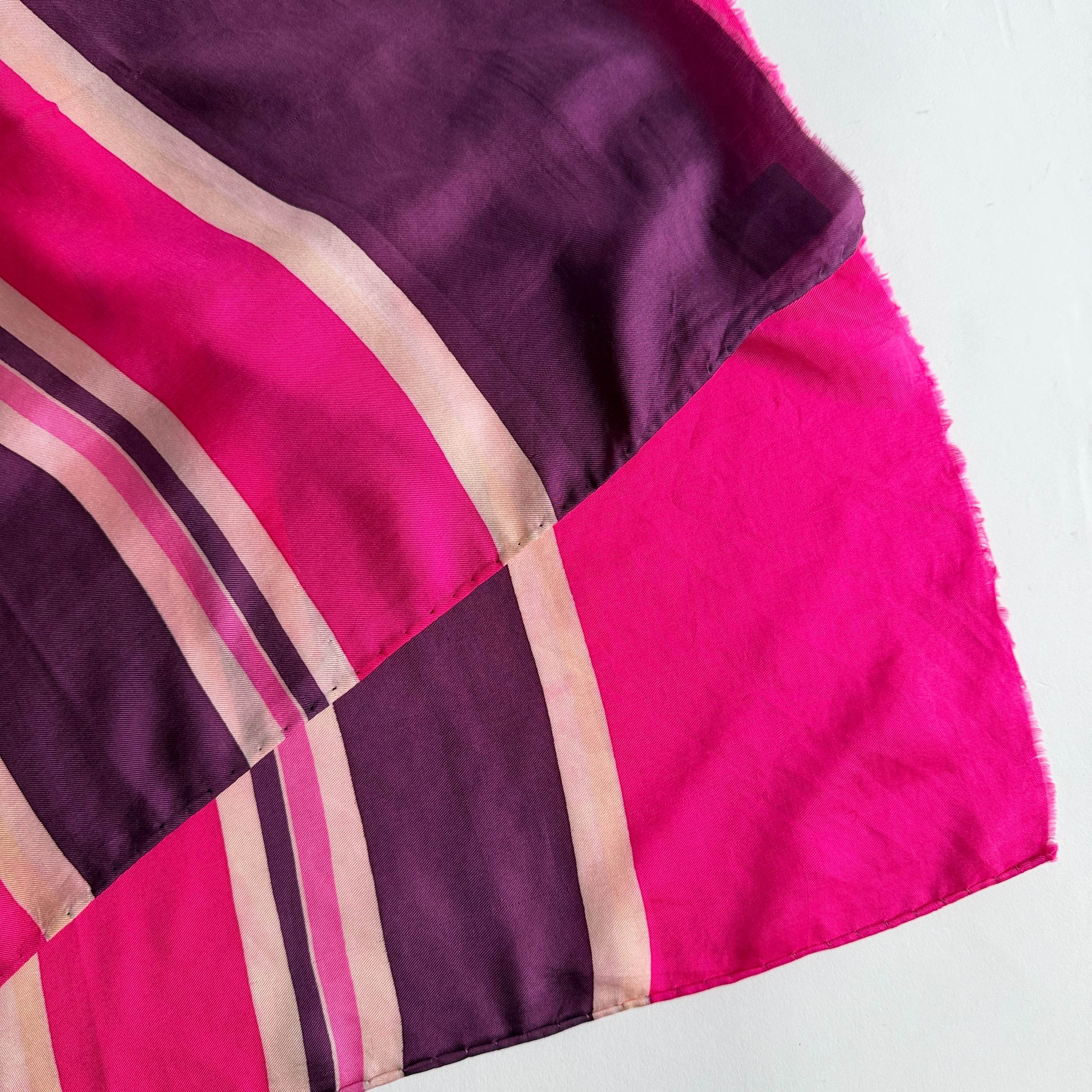 Vintage Silk scarf _変形_6
