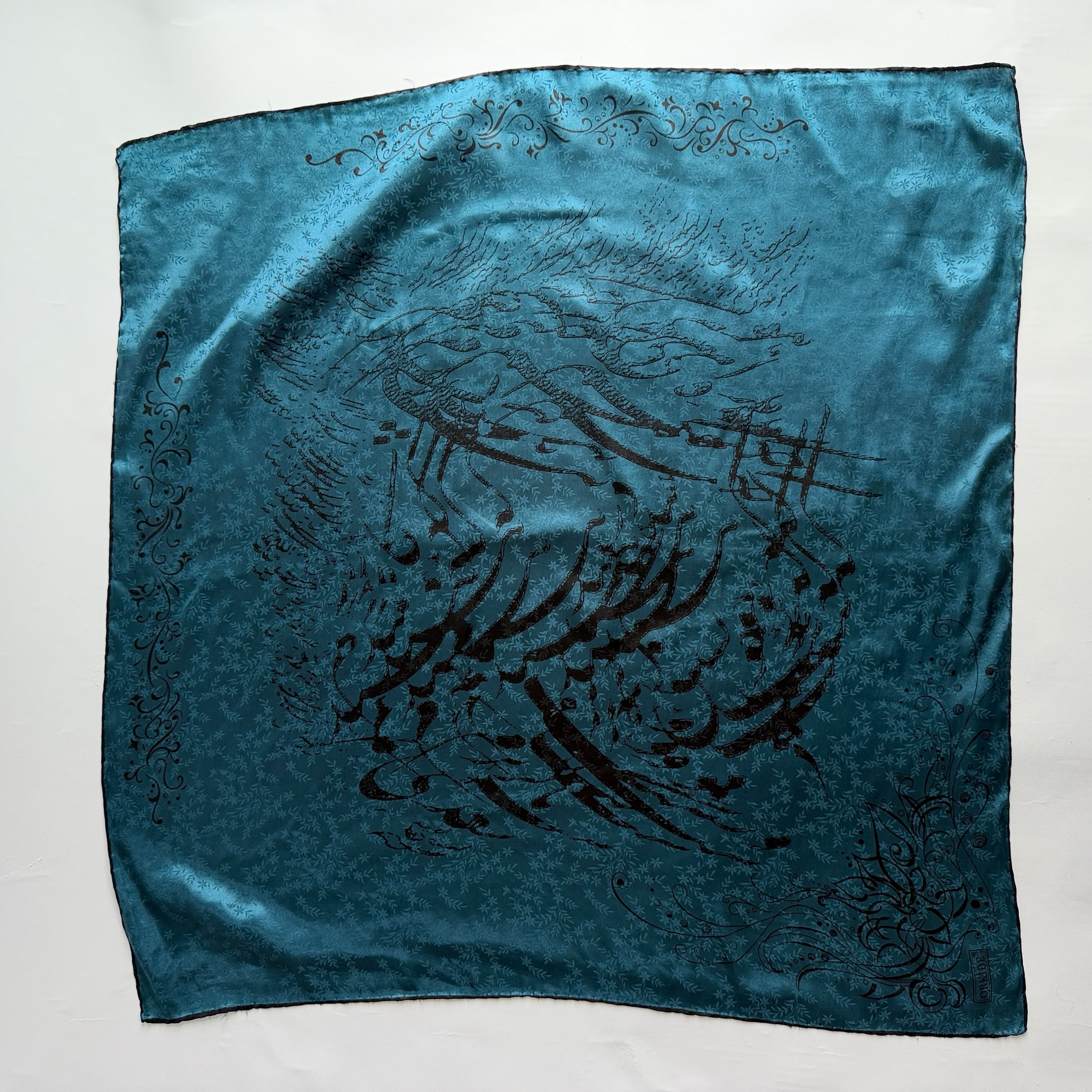 Vintage Silk scarf _L-5