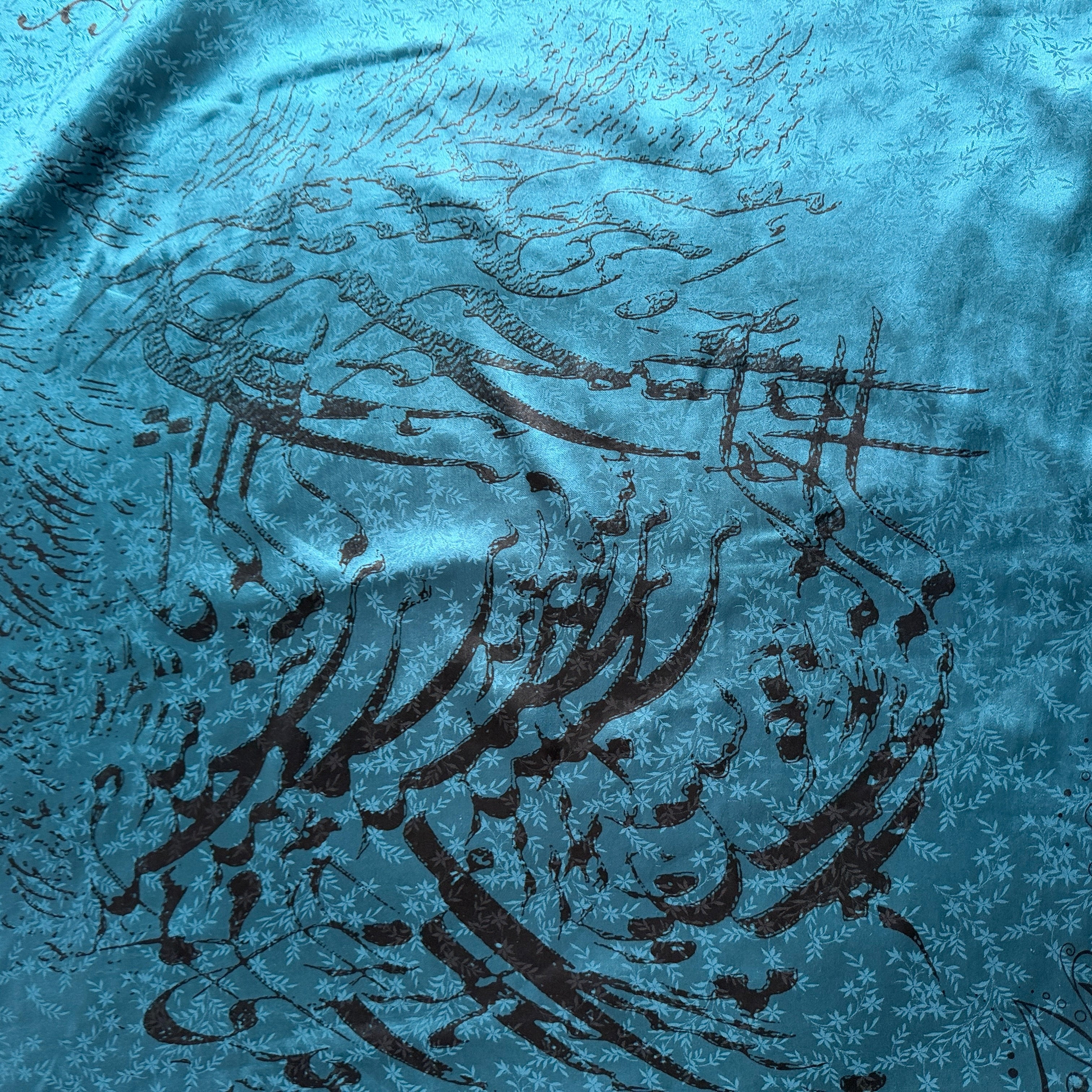 Vintage Silk scarf _L-5