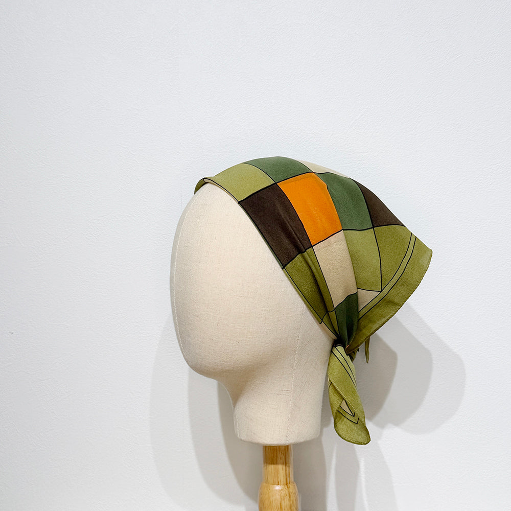 Vintage Silk scarf _S-36