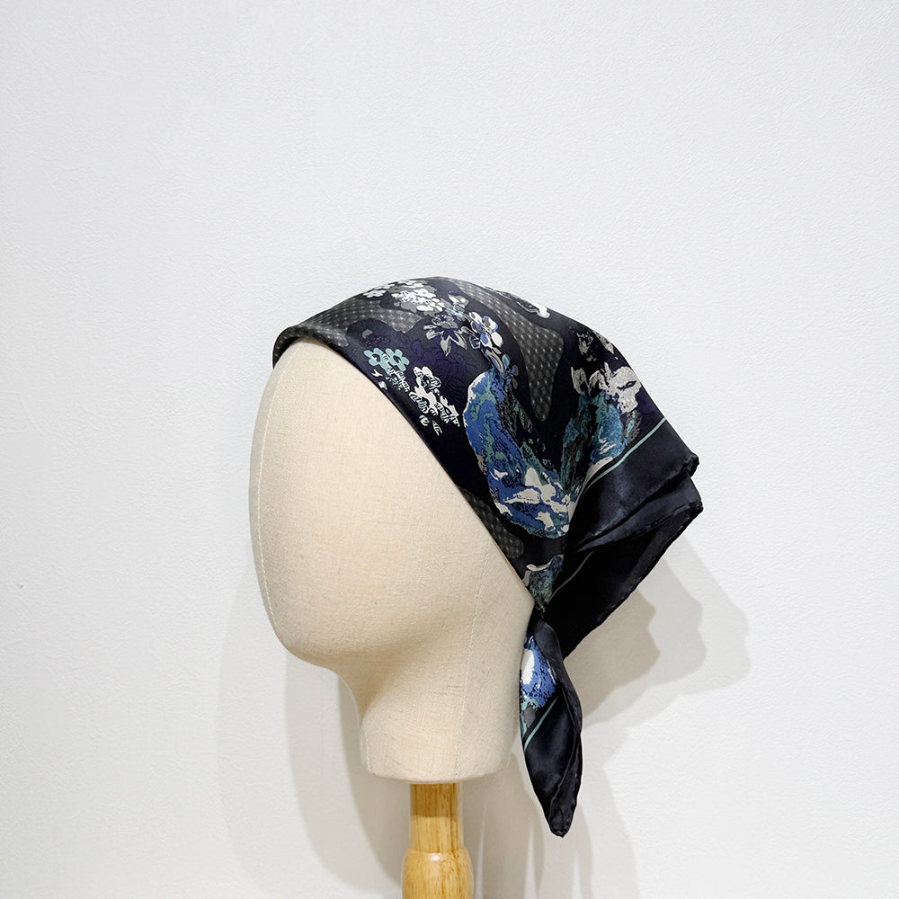 Vintage Silk scarf _S-25