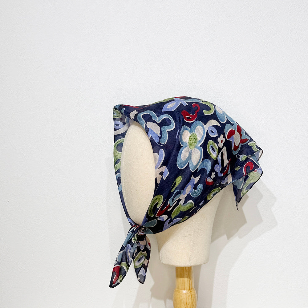 Vintage Silk scarf _S-10