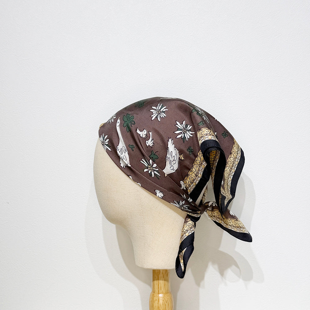 Vintage Silk scarf _S-8