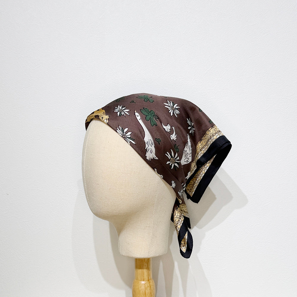 Vintage Silk scarf _S-8