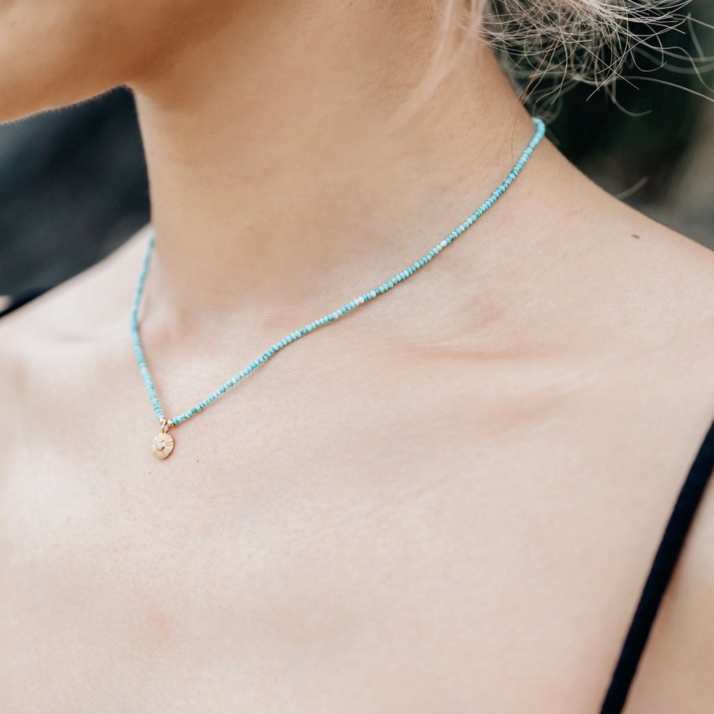 【受注】Turquoise Choker Necklace