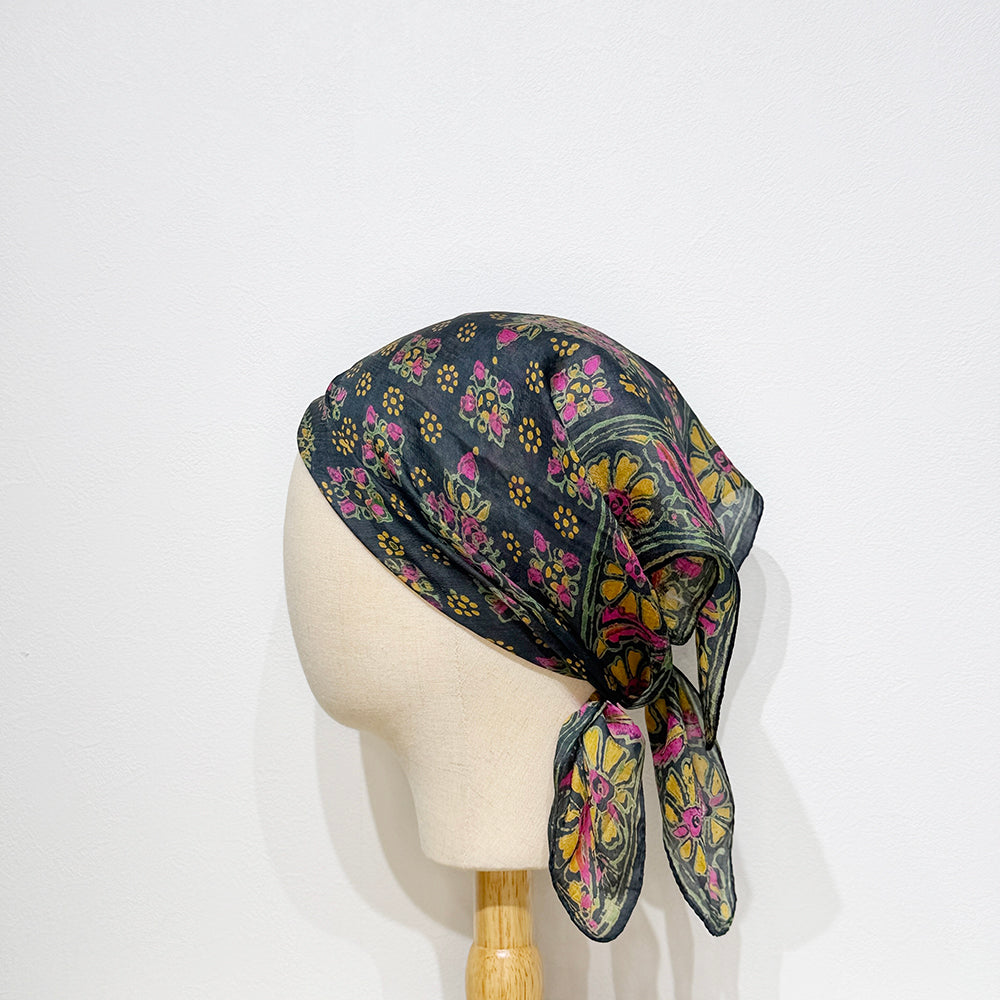 Vintage Silk scarf _S-4_