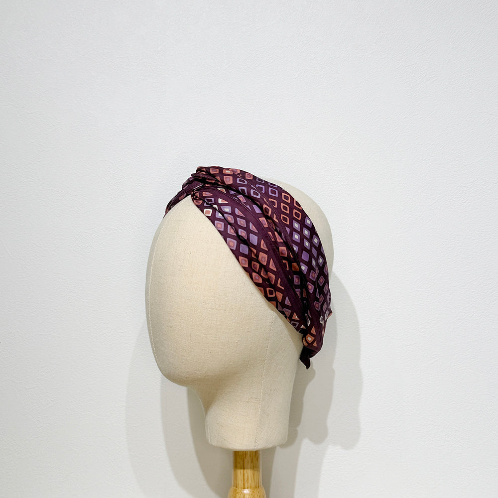 Vintage Silk scarf _変形_4