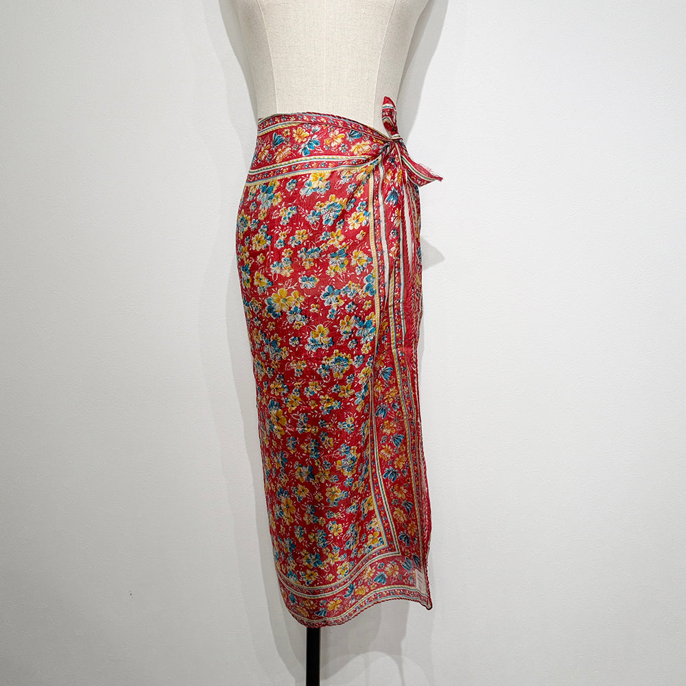 Vintage Silk scarf _L-6_