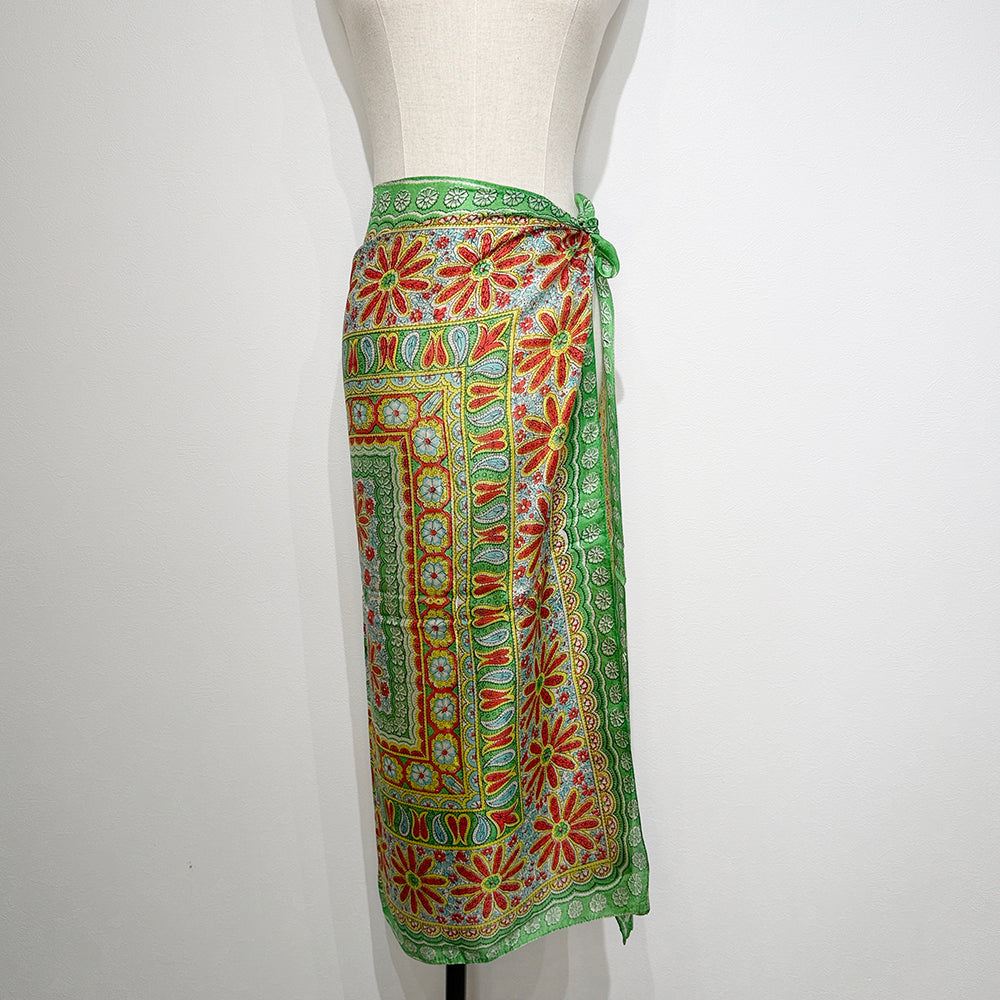 Vintage Silk scarf _L-7_