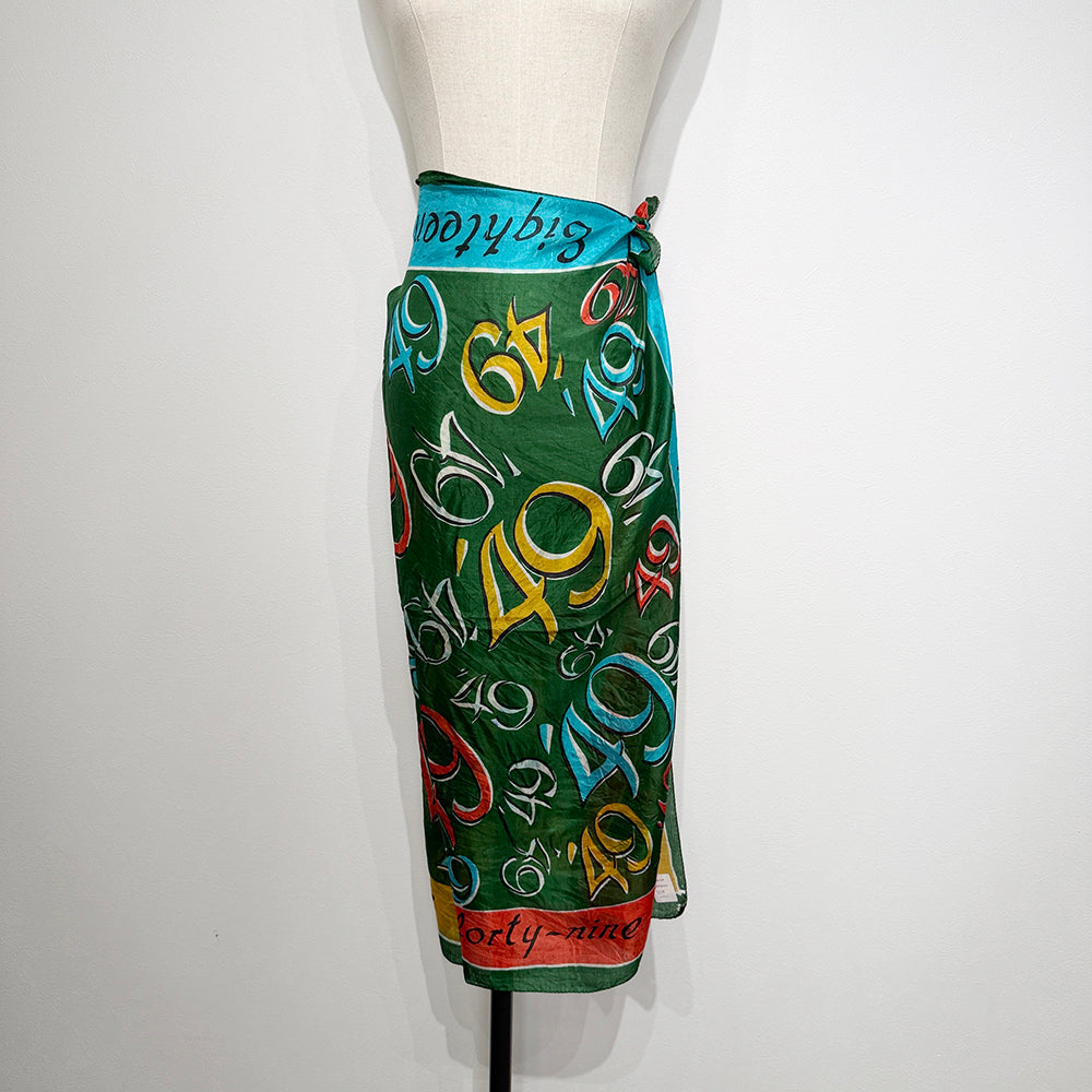 Vintage Silk scarf _L-16