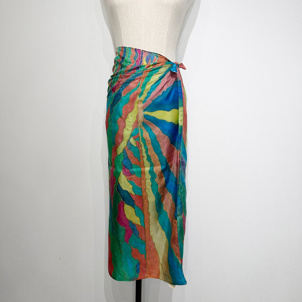 Vintage Silk scarf _L-13