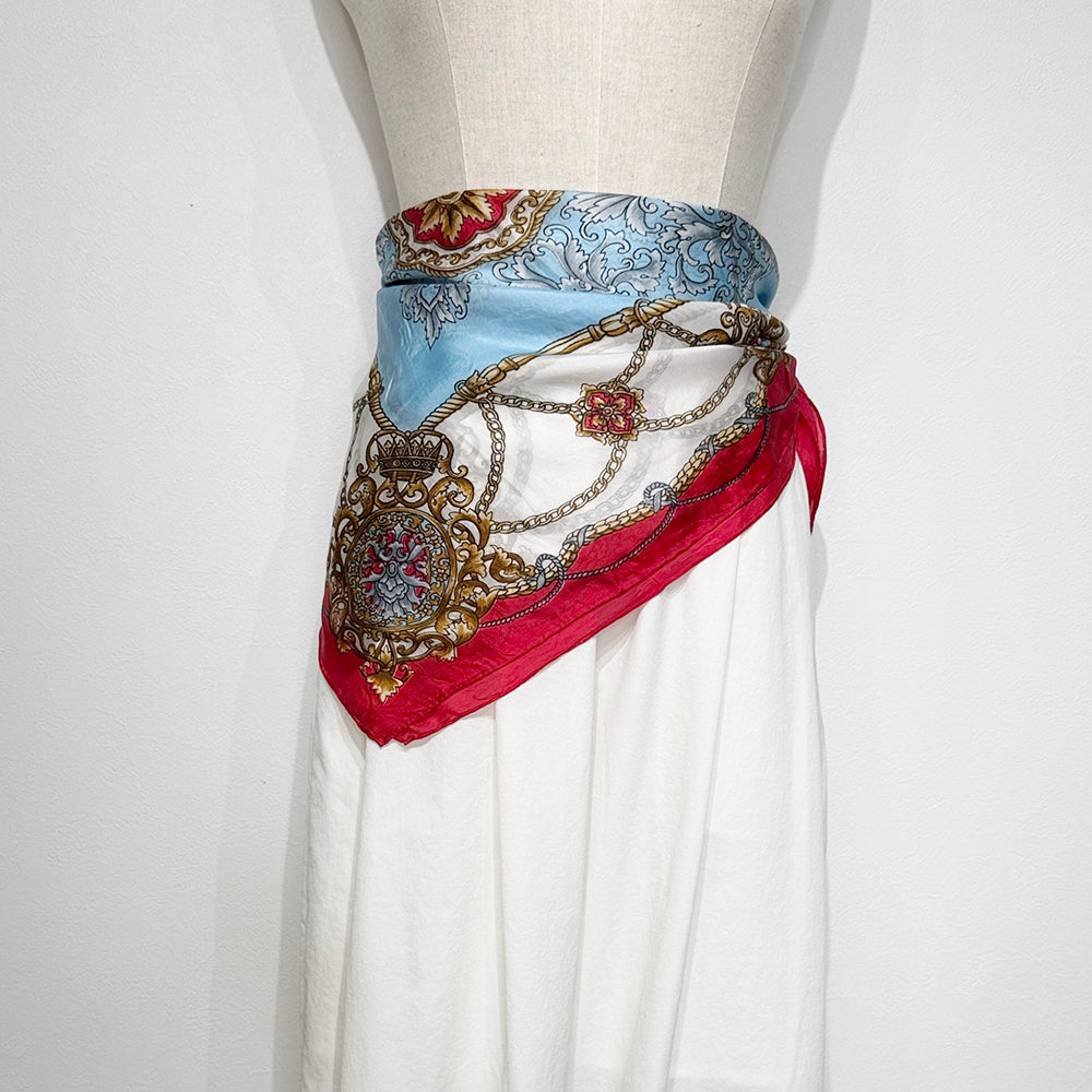 Vintage Silk scarf _M-38