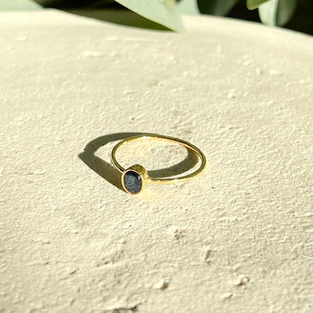 Natural Stone Ring 【Sapphire 12】