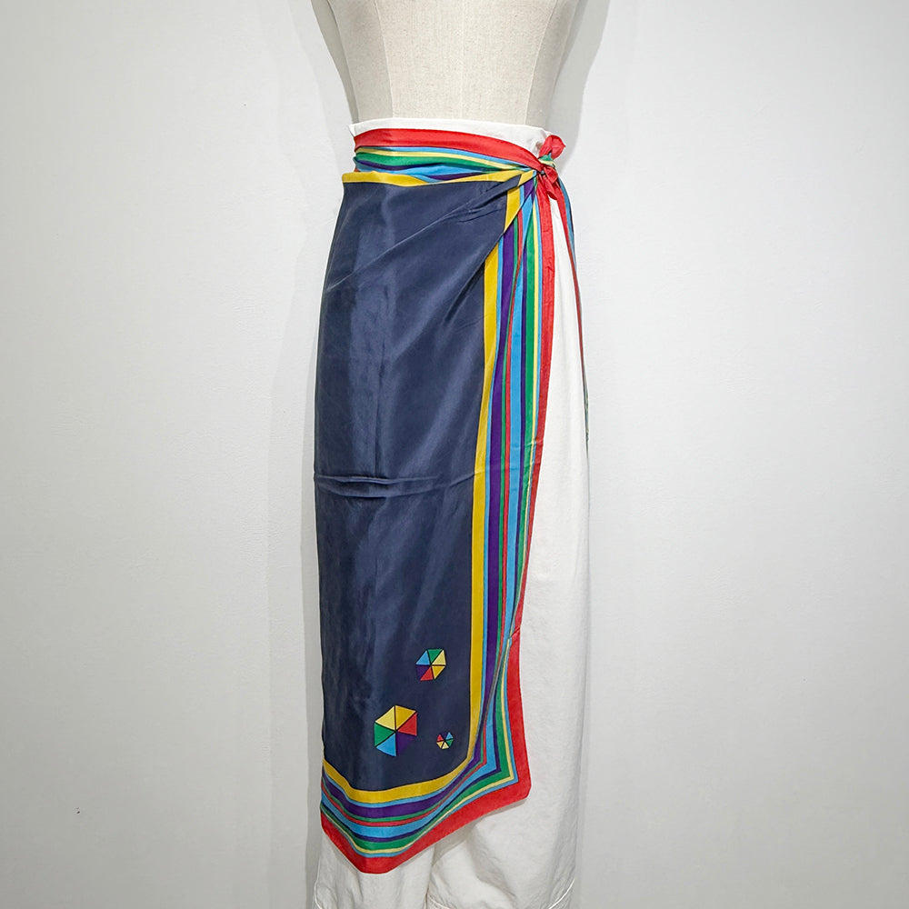 Vintage Silk scarf _M-18_