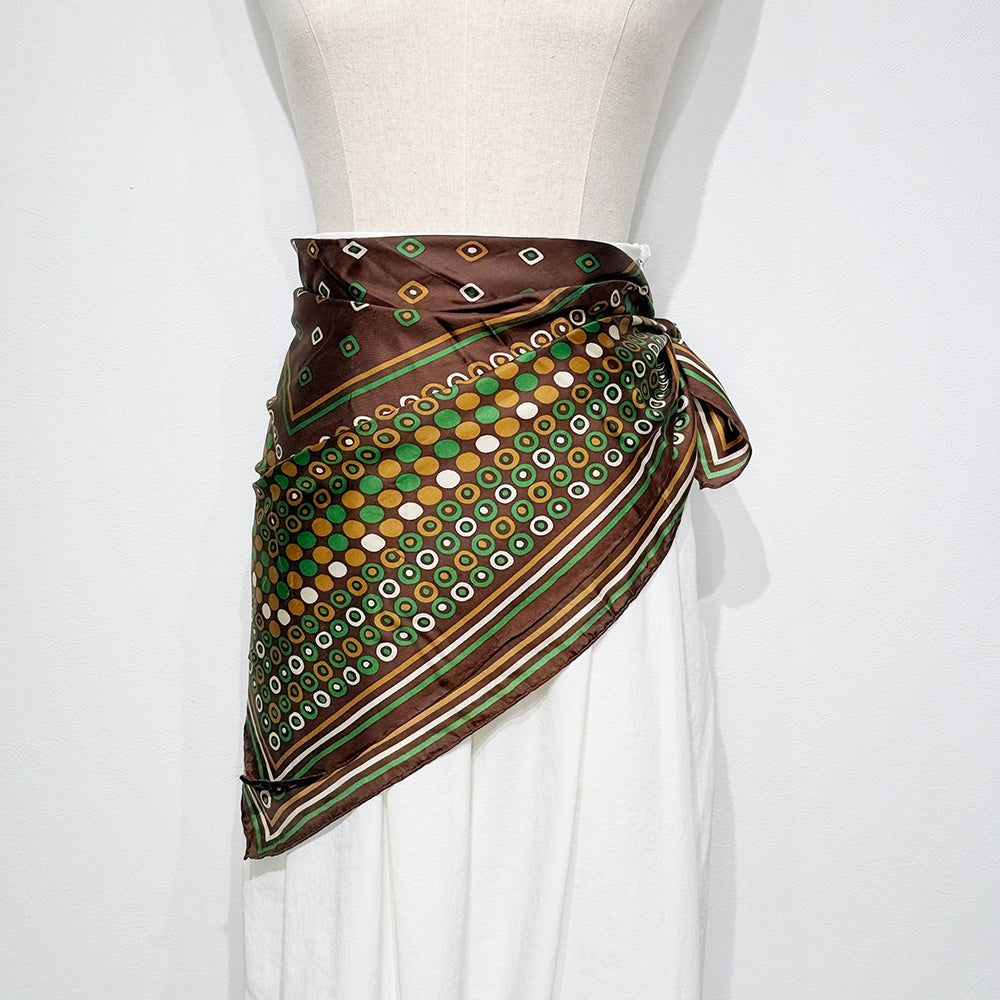 Vintage Silk scarf _M-24