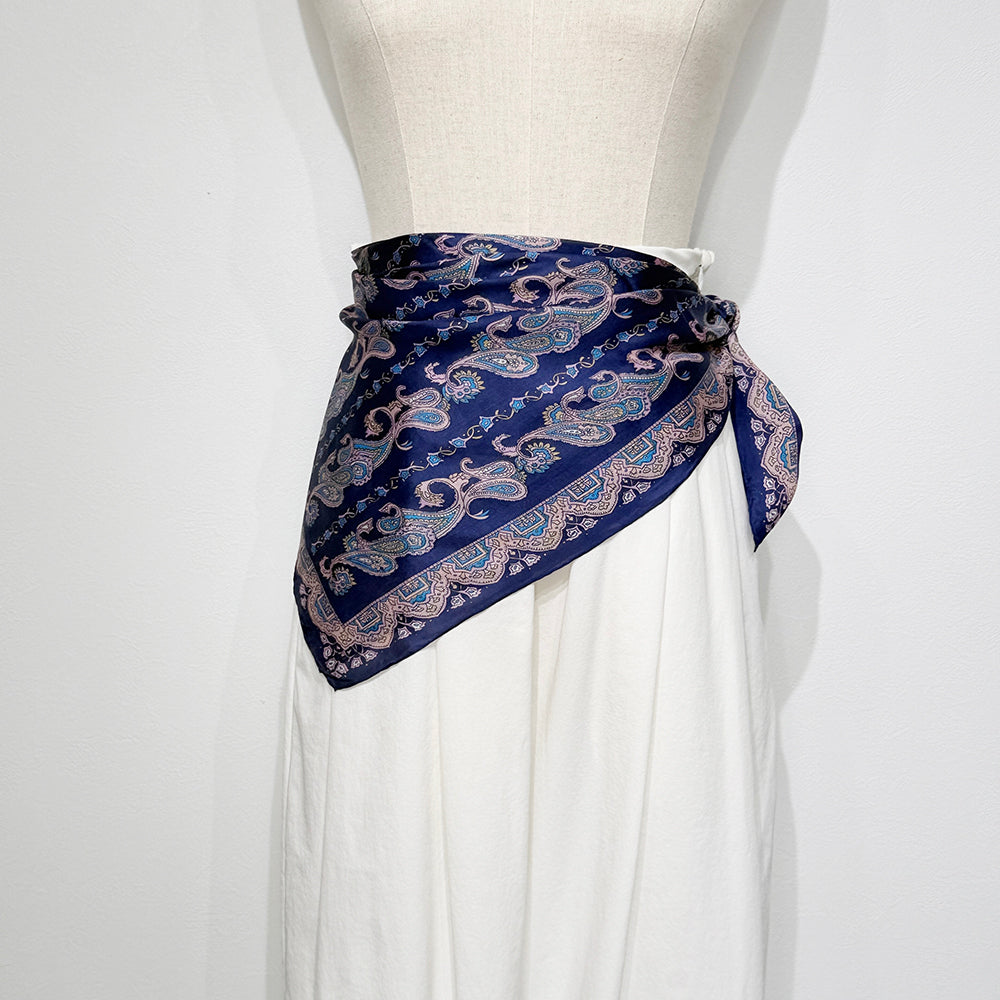Vintage Silk scarf _M-35