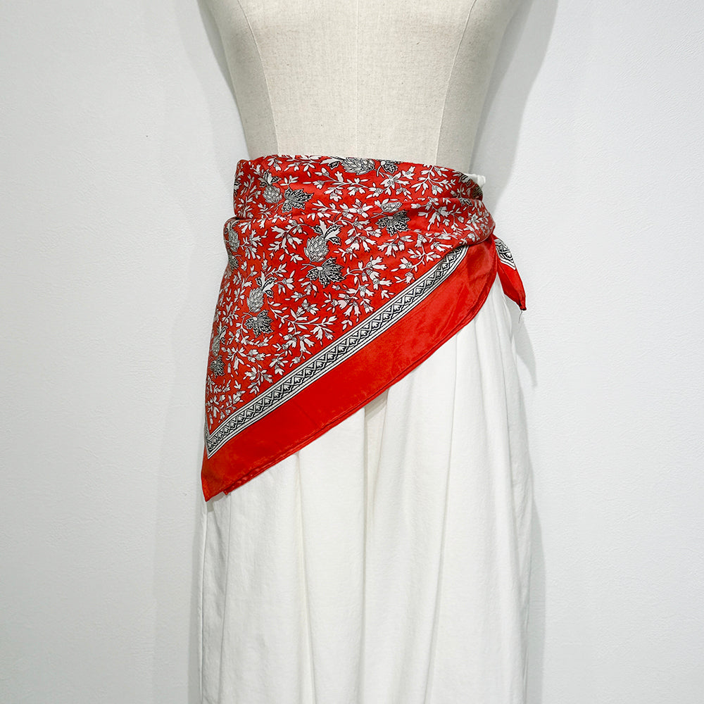 Vintage Silk scarf _M-31