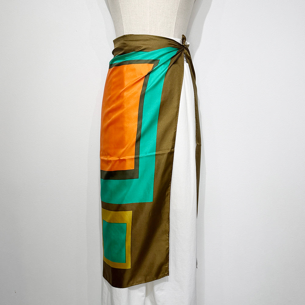 Vintage Silk scarf _M-10