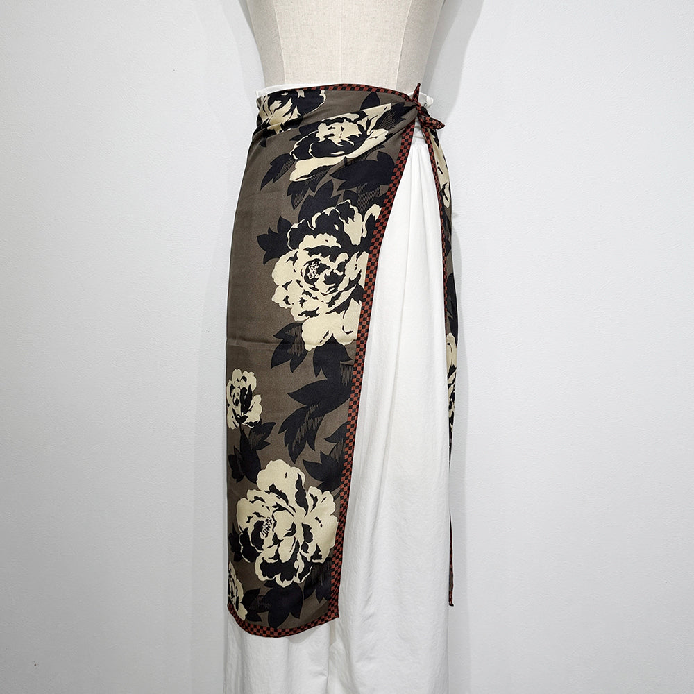 Vintage Silk scarf _M-12