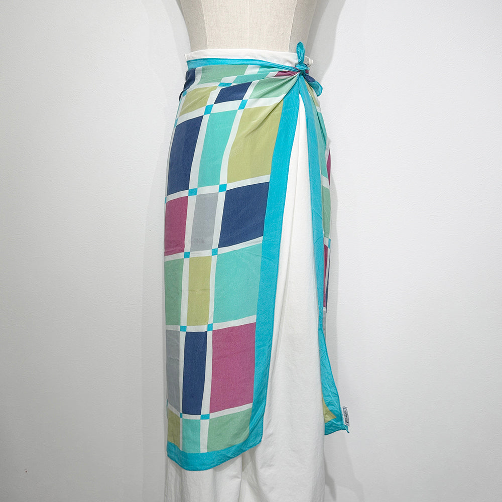 Vintage Silk scarf _M-6_