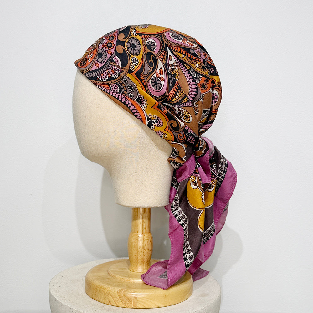 Vintage Silk scarf _M-19_