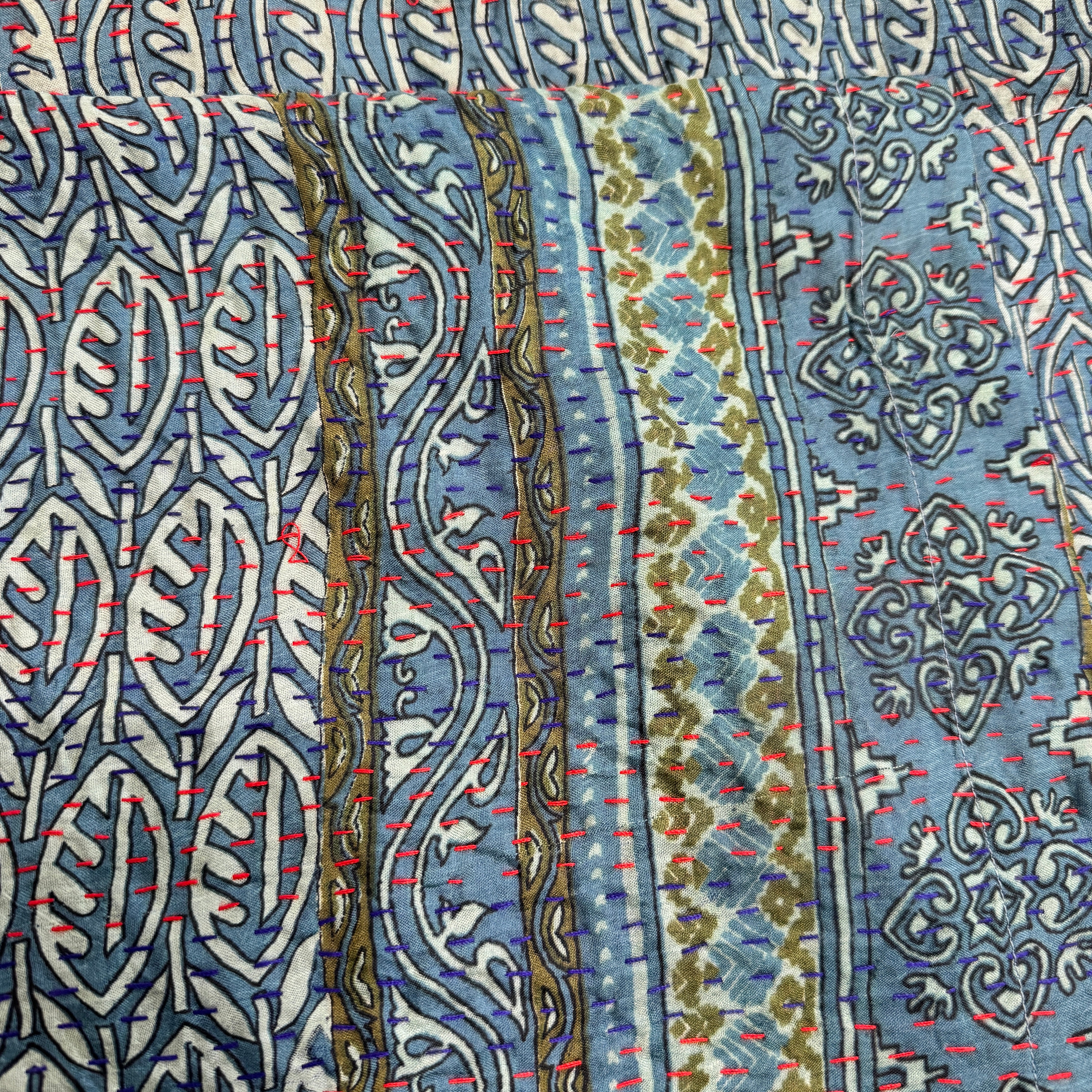 Ralli Stitch Silk Pants
